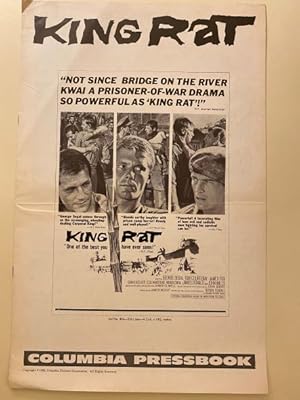Image du vendeur pour King Rat Pressbook 1965 George Segal, Tom Courtenay, James Fox mis en vente par AcornBooksNH