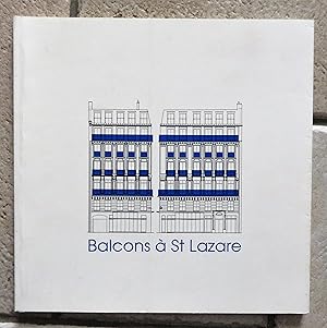 BALCONS A ST. LAZARE.1991-1992. PEINTURES DE L. M. BROCHEN ET A. SLACIK.