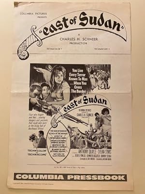 Seller image for East of Sudan Pressbook 1964 Anthony Quayle, Sylvia Syms for sale by AcornBooksNH