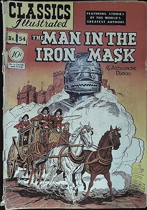 Bild des Verkufers fr The Man in the Iron Mask Classics Illustrated #54 HRN 55 First Printing zum Verkauf von AcornBooksNH