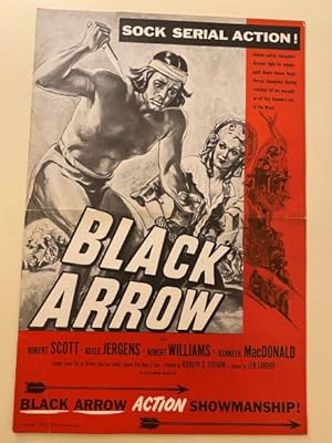 Seller image for Black Arrow Pressbook 1944 Mark Roberts, Adele Jergens, Scarce! for sale by AcornBooksNH