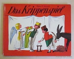 Das Krippenspiel. Zürich, Ex Libris (Lizenz: Diogenes), 1974. Quer-fol. Durchgehend farbig illust...