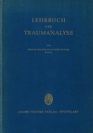 Seller image for Lehrbuch der Traumanalyse. for sale by ANTIQUARIAT MATTHIAS LOIDL