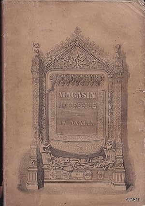 Bild des Verkufers fr Le Magasin Pittoresque. Dix-seprime anne (17e anne). 1849. zum Verkauf von Apart