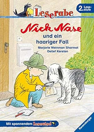 Image du vendeur pour Nick Nase und ein haariger Fall. Marjorie Weinman Sharmat und Craig Sharmat. Mit Bildern von Detlef Kersten. [Aus dem Amerikan. von Petra Wiese] / Leserabe : 2. Lesestufe mis en vente par Antiquariat Buchhandel Daniel Viertel