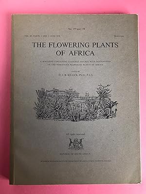 THE FLOWERING PLANTS OF AFRICA [Succulents] Volume 45. No. 177 and 178. Parts 1 and 2, June 1978