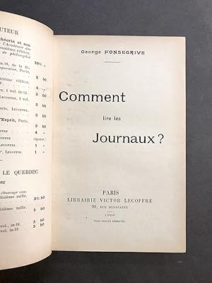 Comment lire les journaux ?.