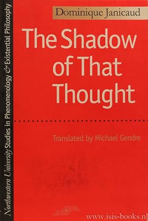 Bild des Verkufers fr The shadow of that thought. Heidegger and the question of politics. Translated by M. Gendre. zum Verkauf von Antiquariaat Isis