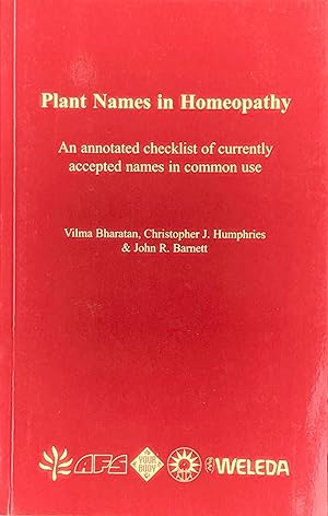 Plant names in homeopathy