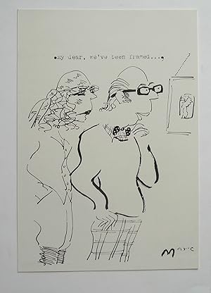 Seller image for You are invited to the preview of an exhibition of the work of Marc, A selection of cartoons from 'The Times', caricatures and book illustrations,. Illustrators Art. London, Tuesday 13th March 1979. for sale by Roe and Moore