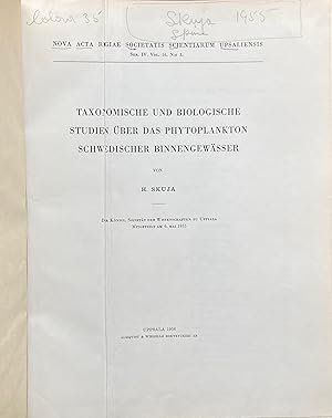 Taxonomische und biologisch Studien über das Phytoplankton Schwedischer Binnengewässer