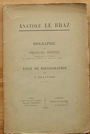 Anatole le Braz, biographie - Essai de bibliographie