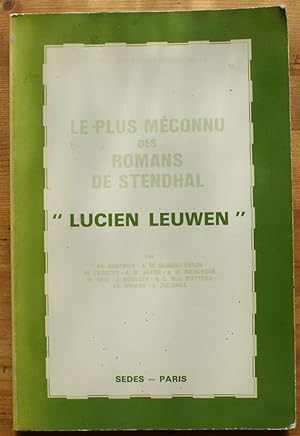 Le plus méconnu des romans de Stendhal - "Lucien Leuwen