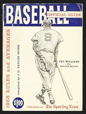 Seller image for Baseball Guide and Record Book 1958 for sale by Bookworks