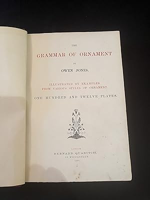 The Grammar of Ornament by Owen Jones - AbeBooks The Grammar of Ornament by Owen Jones - AbeBooks