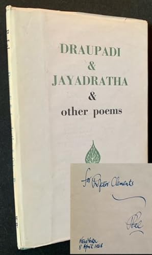 Bild des Verkufers fr Draupadi & Jayadratha & Other Poems zum Verkauf von APPLEDORE BOOKS, ABAA