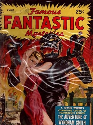 Famous Fantastic Mysteries June 1950. The Outsider by H.P. Lovecraft. The Adventure of Wyndham Sm...