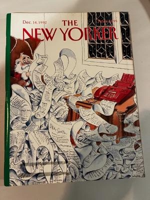 Seller image for NEW YORKER MAGAZINE DEC. 14, 1992 for sale by Abound Book Company