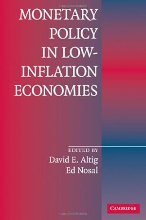 Immagine del venditore per Monetary Policy in Low-Inflation Economies [Hardcover ] venduto da booksXpress