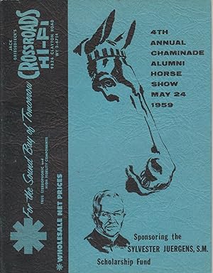 Seller image for 4th Annual Chaminade Alumni Horse Show, Program for sale by fourleafclover books