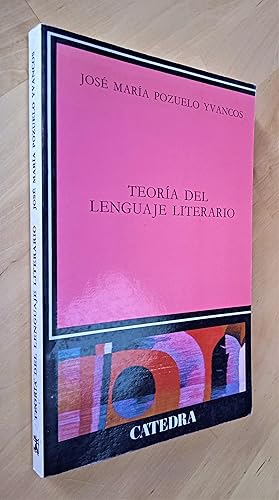 Bild des Verkufers fr Teora del lenguaje literario zum Verkauf von Llibres Bombeta