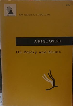 Imagen del vendedor de On Poetry and Music a la venta por The Book House, Inc.  - St. Louis