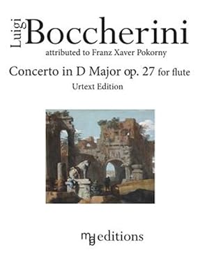 Seller image for Boccherini Concerto in D Major Op. 27 for Flute : Urtext Edition for sale by GreatBookPricesUK