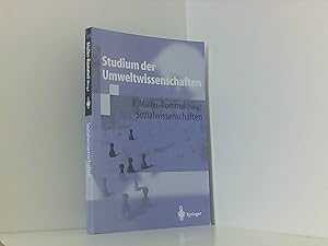 Bild des Verkufers fr Sozialwissenschaften (Studium der Umweltwissenschaften) (German Edition) zum Verkauf von Book Broker