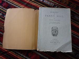 Image du vendeur pour Memoirs of Fanny Hill - A New and Genuine Edition from the original text (London, 1849). States Published in Paris in 1888 but probably there in the 1920's. mis en vente par Creaking Shelves Books