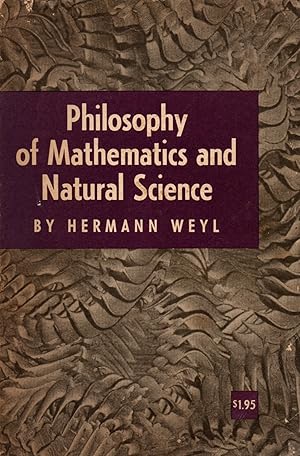 Immagine del venditore per Philosophy of mathematics and natural science venduto da JP Livres