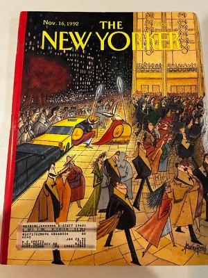 Seller image for NEW YORKER MAGAZINE NOV. 16, 1992 for sale by Abound Book Company