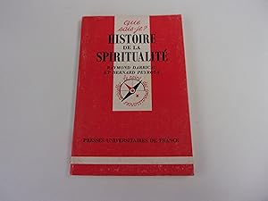 Seller image for HISTOIRE DE LA SPIRITUALITE for sale by occasion de lire