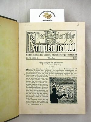 Der Deutsche Krippenfreund : Mitteilungen des Vereins deutscher Krippenfreunde ( 1931- 1939). Nr....