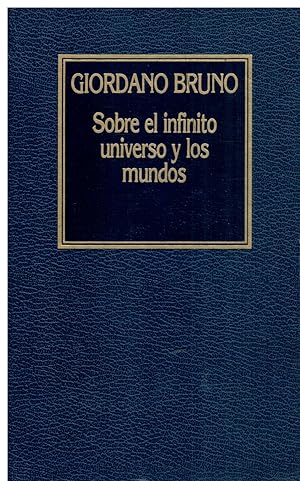 Imagen del vendedor de SOBRE EL INFINITO UNIVERSO Y LOS MUNDOS. Trad. ngel J. Cappelletti. a la venta por angeles sancha libros