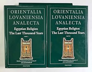 Seller image for Egyptian religion. The last thousand years. Studies dedicated to the memory of Jan Quaegebeur. Vol. I & II (complete set) for sale by Meretseger Books