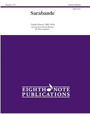 Immagine del venditore per Sarabande : Score & Parts venduto da GreatBookPrices