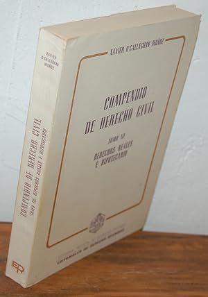 Imagen del vendedor de COMPENDIO DE DERECHO CIVIL. Tomo III. Derechos reales e hipotecario a la venta por EL RINCN ESCRITO