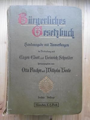 Bürgerliches Gesetzbuch vom 18. August 1896; nebst dem Einführungsgesetze vom 18. August 1896. Ha...