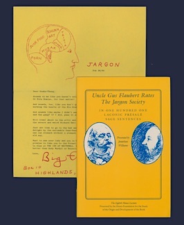 Seller image for Uncle Gus Flaubert Rates the Jargon Society in One Hundred One Laconic Prsal Sage Sentences. for sale by Jeff Maser, Bookseller - ABAA