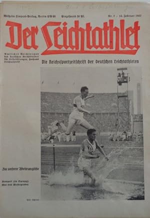 Bild des Verkufers fr Der Leichtathlet - Amtliches Reichsorgan des Deutschen Reichsbundes fr Leibesbungen, Fachamt Leichtathletik. Nr. 5, 2. Februar 1937. zum Verkauf von Antiquariat Ursula Hartmann