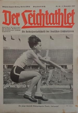 Bild des Verkufers fr Der Leichtathlet - Amtliches Reichsorgan des Deutschen Reichsbundes fr Leibesbungen, Fachamt Leichtathletik. Nr. 44, 1. November 1937. zum Verkauf von Antiquariat Ursula Hartmann