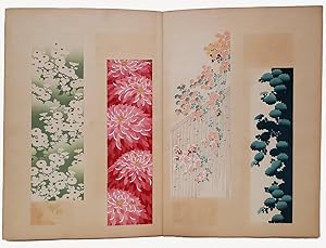 Image du vendeur pour Japanese Leporello Zuan Book with Sixty-Four Woodblocks of Chrysanthemums mis en vente par Parigi Books, Vintage and Rare