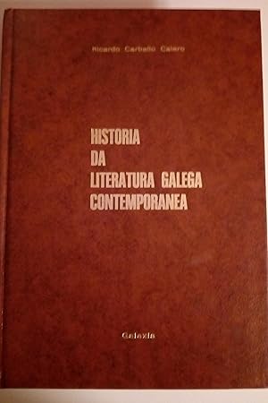 Seller image for Historia da Literatura Galega Contempornea for sale by Libros Nakens