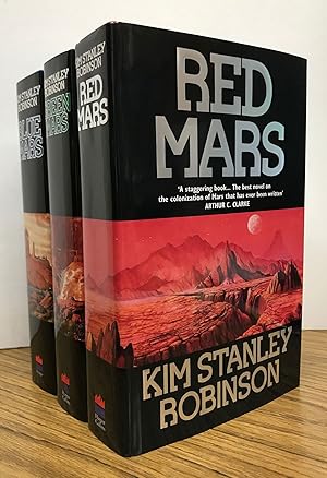 Seller image for [MARS TRILOGY] RED MARS, GREEN MARS [and] BLUE MARS for sale by John W. Knott, Jr, Bookseller, ABAA/ILAB