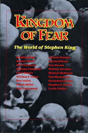 Image du vendeur pour KINGDOM OF FEAR: THE WORLD OF STEPHEN KING mis en vente par John W. Knott, Jr, Bookseller, ABAA/ILAB