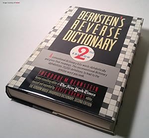 Bild des Verkufers fr Bernstein's Reverse Dictionary zum Verkauf von Reliant Bookstore
