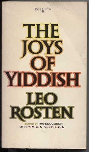 Imagen del vendedor de The Joys of Yiddish a la venta por The Green Arcade