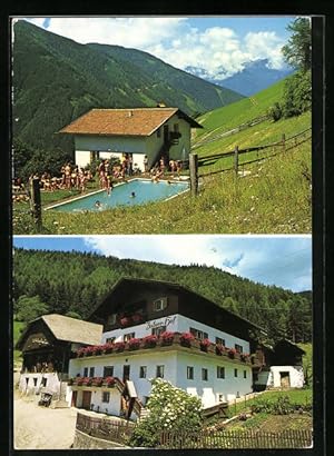 Seller image for Cartolina Lsen bei Brixen, Herberge Zalnerhof, Schwimmbecken for sale by Bartko-Reher