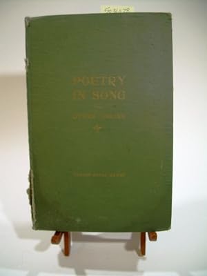 Imagen del vendedor de Poetry in Song and Others Essays in Literature with a Few Pieces of Verse : This Book Contains Discorses on Lanier Shelley Keats Burns Shakespeare Literary Truth Masonry Etc Etc Including Also a Few Pages of Introduction : 1907 Edition (not a Reprint) a la venta por GREAT PACIFIC BOOKS