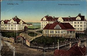 Ansichtskarte / Postkarte Leisnig in Sachsen, König Friedrich August Kaserne